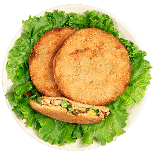 GoodYum Veggie Oats Burger Patties - Natural Ingredients, No Soy, No Palm Oil, 350 g