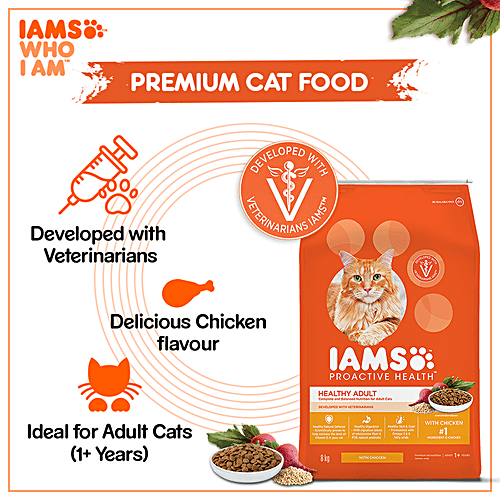 Buy IAMS Proactive Health Healthy Adult, Dry Premium Cat Food With