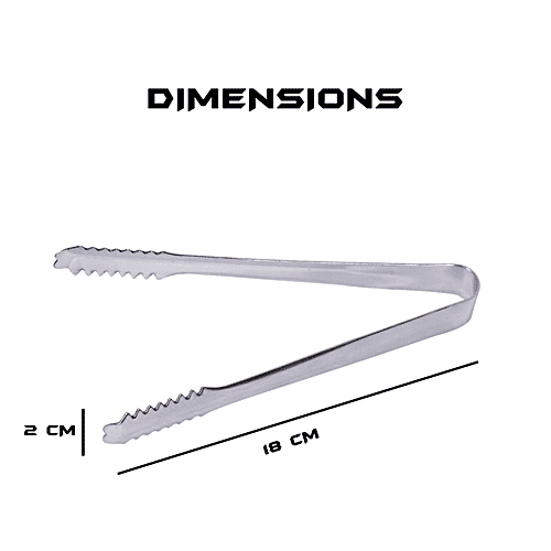 VC Stainless Steel Ice Sugar Cube Tong - Durable, Sturdy,, 1 pc