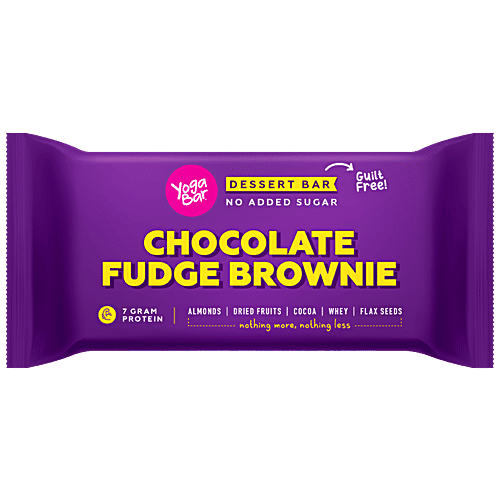 Buy Yoga Bar Dessert Bar Chocolate Fudge Brownie, High In Protein, No