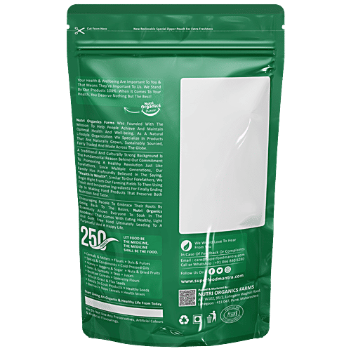 Nutri Organics Raisins - Premium, Rich In Iron, Gluten-Free, No Preservatives, Helps In Digestion, 200 g Pouch 