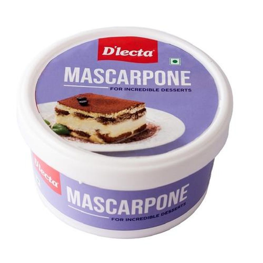 D'Lecta Mascarpone  - Creamy Italian Cream Cheese,  For Desserts, 400 g 