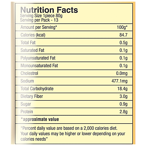 Tasty Fresh  Aloo Paratha - Ready To Fry/Bake, Stuffed Bread, For Meals, Snacking Use, 1 kg  