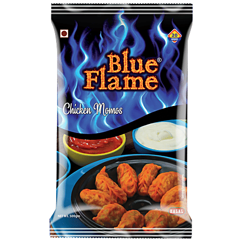 Buy Blue Flame Chicken Momos Ready To Steam/Fry Dumplings, For
