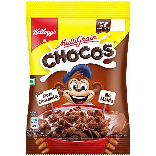 Kellogg's Chocos Variety Pack, 157.5 g (Pack of 7) Multigrain Breakfast Cereal