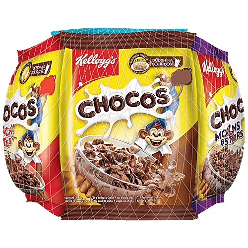 Kelloggs Chocos - Variety Pack, With Protein & Fibre, 24 g (Pack of 7)