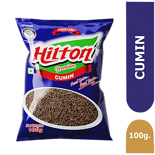 Hilton Jeera/Cumin - Whole, Good Source Of Potassium & Iron, Boosts Immunity, 100 g Pouch 