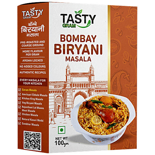 Buy TASTYGRAM Bombay Biryani Masala Blend Of Spices, Aroma Locked