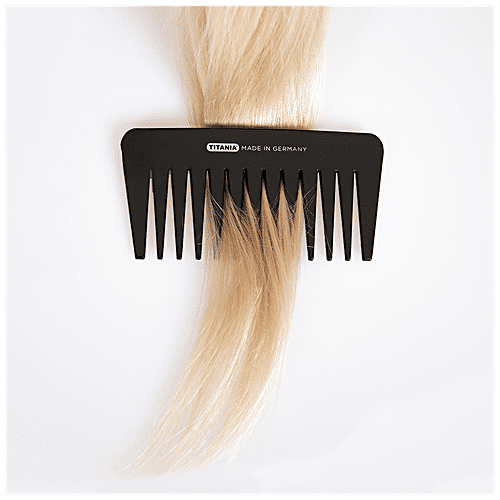 Titania Streaking Hair Comb - Durable, Smooth, Small, Black, DP100156, 1 pc  
