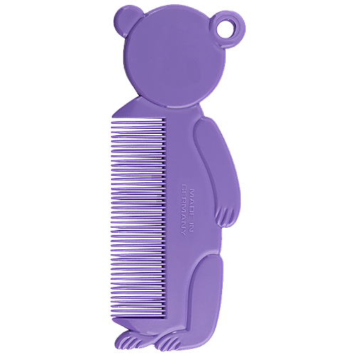 Titania Children's Hair Comb - Bear Design, Durable, Assorted Colour, DP100165, 1 pc  