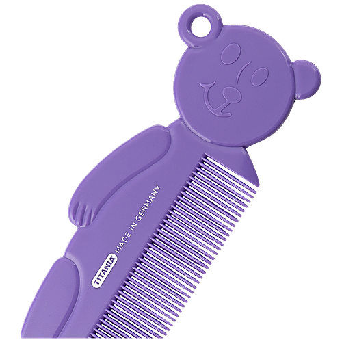 Titania Children's Hair Comb - Bear Design, Durable, Assorted Colour, DP100165, 1 pc  
