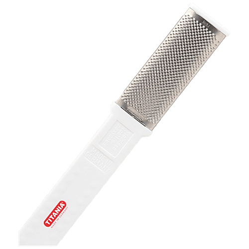 Titania Foot Filer - Stainless Steel, Durable & Rustproof, White, DP100186, 1 pc