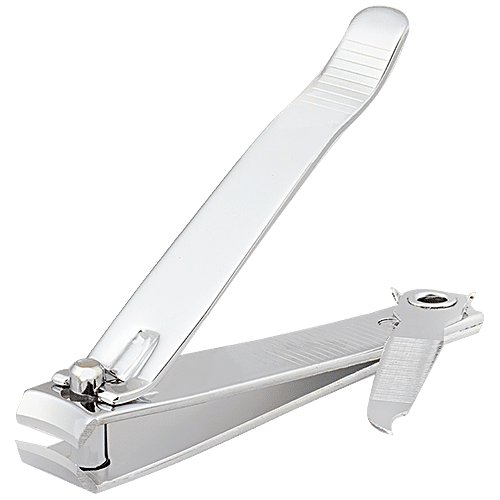 Titania Nail Clipper With Printed Handle - Chromium-Plated Metal, Small, Assorted Colour, DP100124, 1 pc