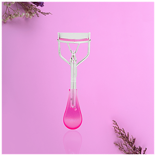 Titania Eyelash Curler With Spring - With Comfortable Grip, Makeup Tool, Pink, DP100125, 1 pc  