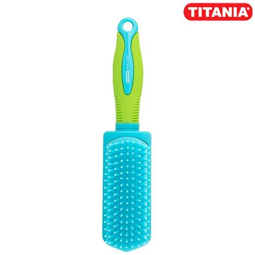 Titania Children's Mini Hair Brush - With Soft Bristles, Assorted Colour, DP100132, 1 pc  