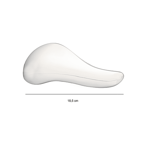 Titania Hair Detangling Brush - High Gloss Finish, Durable, Medium, Silver, DP100169, 1 pc  