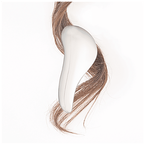 Titania Hair Detangling Brush - High Gloss Finish, Durable, Medium, Silver, DP100169, 1 pc  