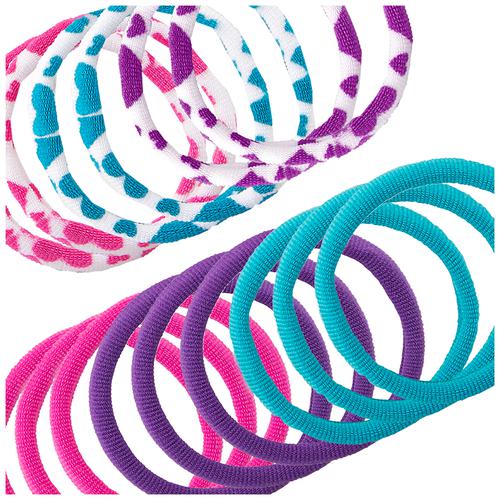 Buy Titania Hair/Rubber/Tie/Elastic/Pony Bands - Heart Design, Assorted  Colours, DP100196 Online at Best Price of Rs 199 - bigbasket
