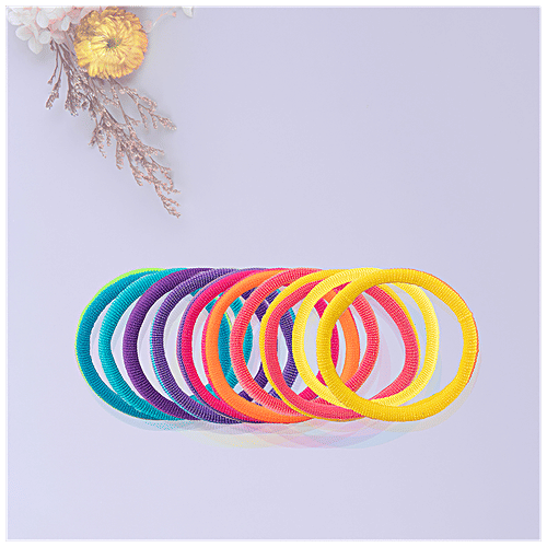 Titania Hair/Rubber/Tie/Elastic/Pony Bands - Easy To Use, Assorted Colours, DP100197, 16 pcs  