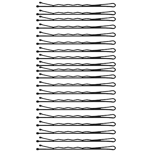 Titania Bobby Pins/Hair Clips - Lightweight, Durable, For Women, Black, DP100210, 20 pcs  