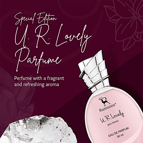 Ramsons U R Lovely Pour Femme Eau De Parfum - For A Long Lasting Impression, Feel Fresh, 30 ml  