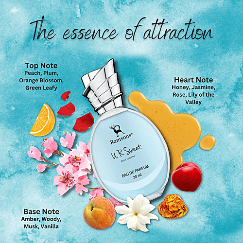 Ramsons U R Sweet Pour Femme Eau De Parfum - For A Long Lasting Impression, Feel Fresh, 30 ml  