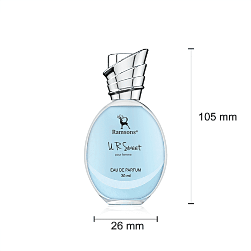 Ramsons U R Sweet Pour Femme Eau De Parfum - For A Long Lasting Impression, Feel Fresh, 30 ml  