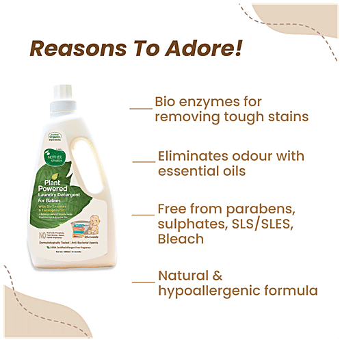 Buy Mother Sparsh Baby PlantPowered Laundry Detergent Bio Enzymes