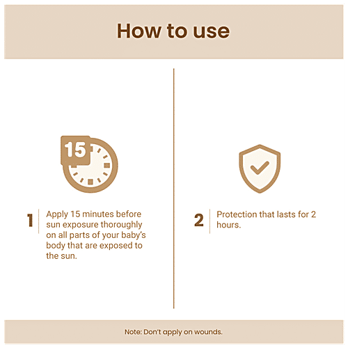 Mother Sparsh Plant Powdered Baby Natural & Mineral Sunscreen - SPF 30+, UVA/UVB Protection, Prevents Sunburn, 100 ml  