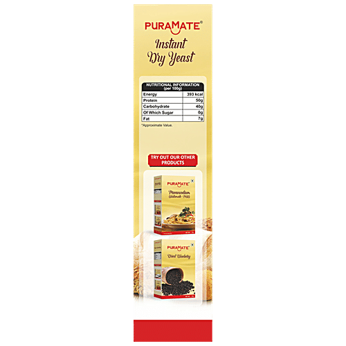 Buy Puramate Instant Dry Yeast Makes Bread Soft & Fluffy Online at