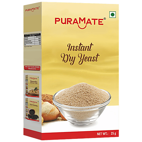 Buy Puramate Instant Dry Yeast Makes Bread Soft & Fluffy Online at