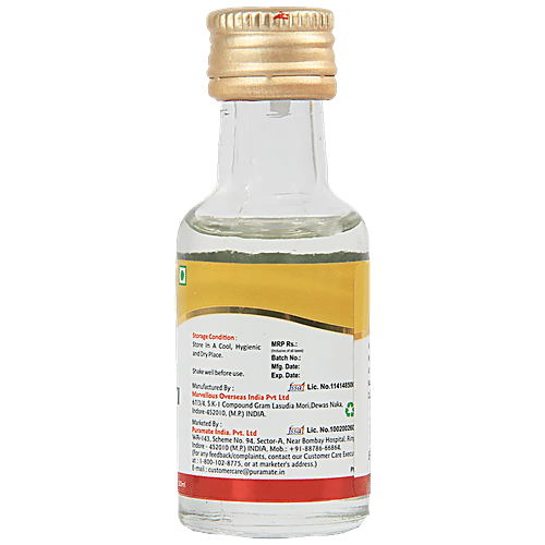 Puramate Tutti Fruitti Culinary Essence - Enhances Flavour & Fragrance, 30 ml Bottle