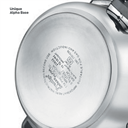 Prestige Deluxe Alpha Svachh Stainless Steel Spillage Control Pressure Cooker - Silver, 4 L