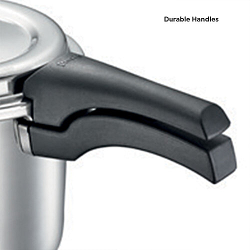 Prestige Deluxe Alpha Svachh Stainless Steel Spillage Control Pressure Cooker - Silver, 4 L