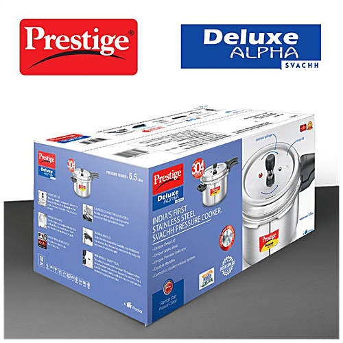 Buy Prestige Deluxe Alpha Svachh Pressure Cooker Stainless Steel