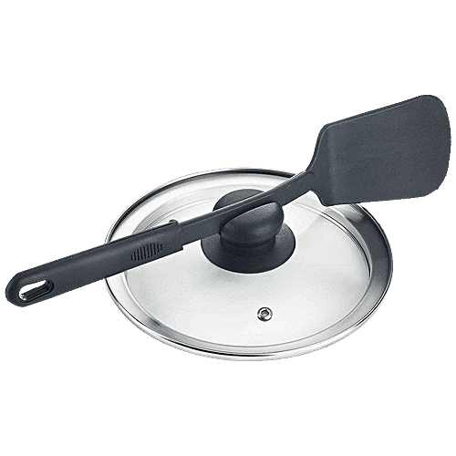 Prestige Deluxe Plus Duo Hard Anodised Aluminium Outer Lid Pressure Cooker - Induction Base, Black, 2 L