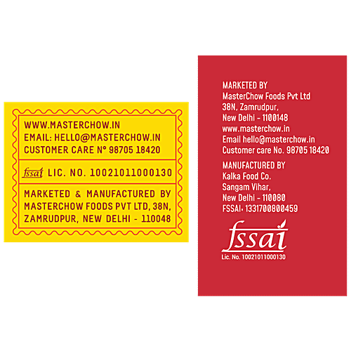 MasterChow Bang Bang Chilli & Garlic Stir Fry Sauce & Hakka Noodle - Used For Asian Style Cooking, 2 pcs  