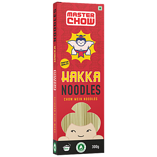 MasterChow Veg Hakka Noodle Kit - For Chowmein, Non-Fried, Natural, 300 g (Pack of 2) 