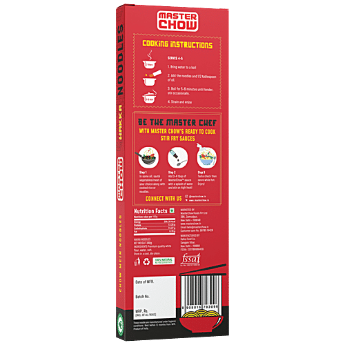 MasterChow Veg Hakka Noodle Kit - For Chowmein, Non-Fried, Natural, 300 g (Pack of 2) 