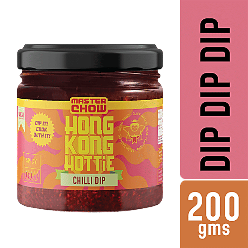 MasterChow Hong Kong Hottie Spicy Chilli Garlic Dip - Ready To Eat, Natural, 200 g