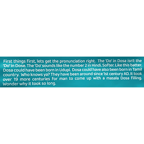 Foodeaz Dosa Batter, 800 g Pouch Perfect Breakfast