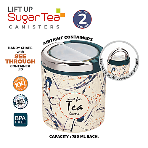 Buy Trueware Airtight Container Set Sugar , Tea & Coffee, Elegant
