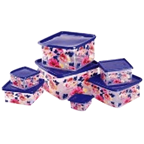 Buy Trueware Freshy Kitchen Storage Plastic Container Blue Online at