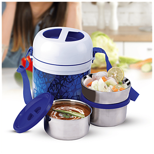 Buy Trueware Office Insulated Lunch Box 3 Stainless Steel Containers, Extra Storage, Durable