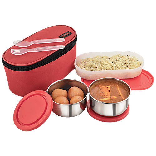 Buy Trueware Stainless Steel Lunch Box With Containers Elite