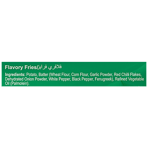 HyFun Flavory Fries - Rich In Protein & Fibre, Crispy, No Preservatives, Frozen Snack, 400 g  