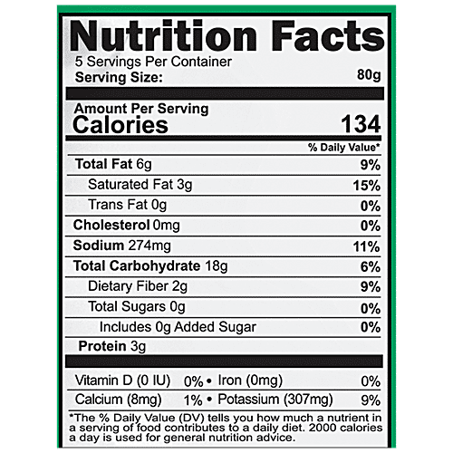 HyFun Flavory Fries - Rich In Protein & Fibre, Crispy, No Preservatives, Frozen Snack, 400 g  