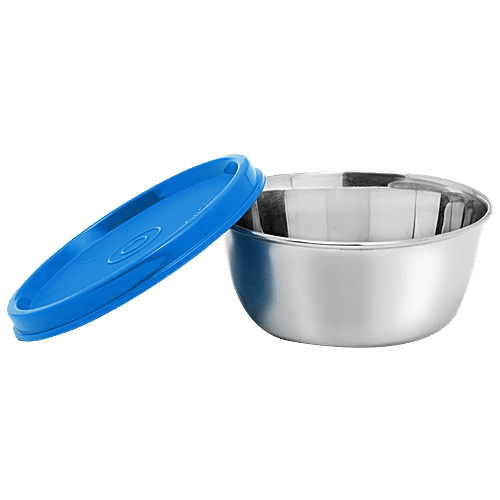 Buy Signoraware Stainless Steel Serving Bowl With Lid Durable, Blue