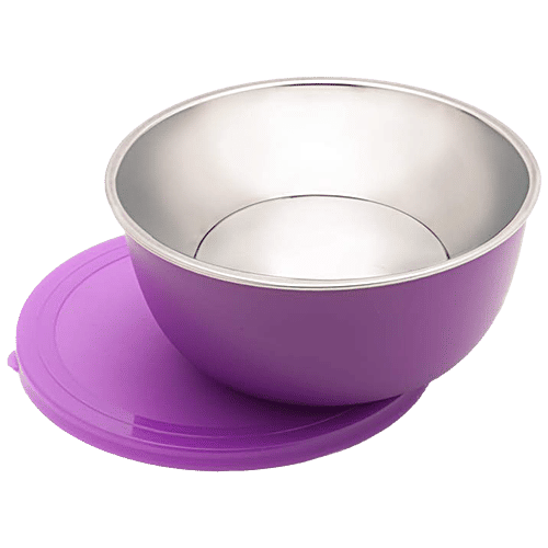 Signoraware Classic Microwave Safe Bowl/Container - High Quality, Purple, 500 ml  