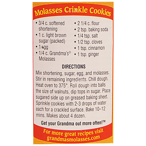 Buy GRANDMAS Molasses Robust Online at Best Price of Rs 875 bigbasket